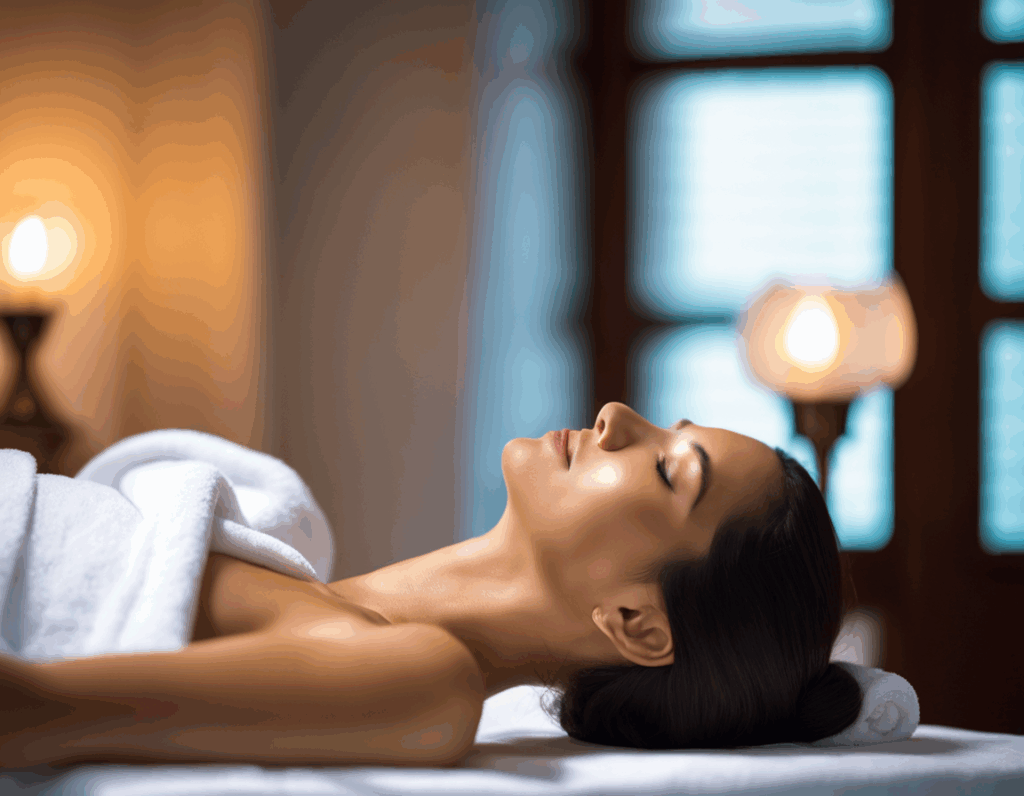 woman lay down